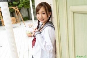 Rinka Natsume - 性春 ～笑顔が幼い黒髪制服JK～
