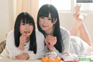 Kaho Morisaki - おんな友達と４P乱交