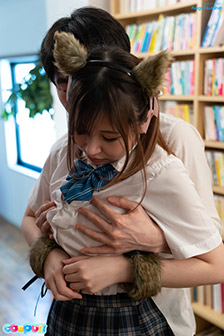 Nagi Tsukino - Cat Ears, Creampie, Hairless Pussy, Peeping, School Uniform, Sex