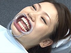 Weird japanese dental bukkake cum bubbling