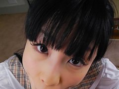 Mizutama Remon Asian shows hot ass in scanty and s...