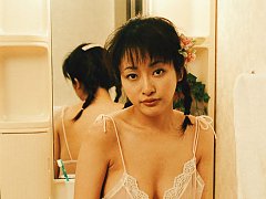 Sakura Shiratori naughty Asian girl getting naked...